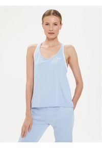 Under Armour Top Ua Knockout Tank 1351596-539 Niebieski Loose Fit. Kolor: niebieski. Materiał: syntetyk