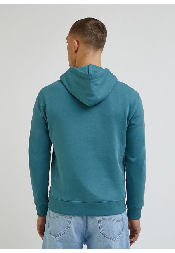 Lee - LEE PLAIN HOODIE MĘSKA BLUZA Z KAPTUREM NIEROZPINANA EDEN 112341664 L80Y015535. Typ kołnierza: kaptur