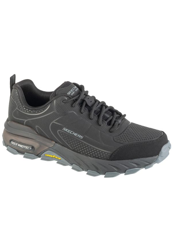 skechers - Buty sportowe Sneakersy męskie, Max Protect - Irongu Patike. Kolor: czarny. Sport: turystyka piesza