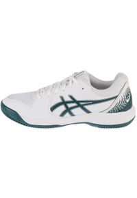 Asics - Buty do tenisa męskie, Gel-Dedicate 8 Clay. Kolor: biały, zielony, wielokolorowy. Sport: tenis #2