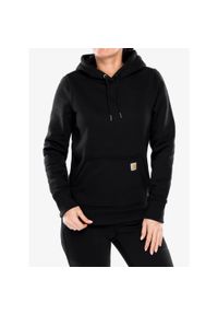 Bluza damska z kapturem Carhartt Relaxed Midweight Sweatshirt. Typ kołnierza: kaptur. Kolor: czarny