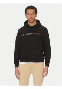 Tommy Jeans Bluza Entry Graphic DM0DM20847 Czarny Regular Fit. Kolor: czarny. Materiał: bawełna #1