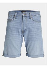 Jack & Jones - Jack&Jones Szorty jeansowe Chris 12249095 Niebieski Relaxed Fit. Kolor: niebieski. Materiał: bawełna #8