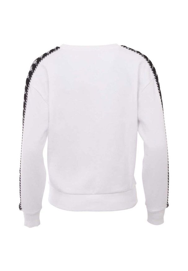 Bluza damska Kappa Ilary. Kolor: biały. Materiał: dresówka