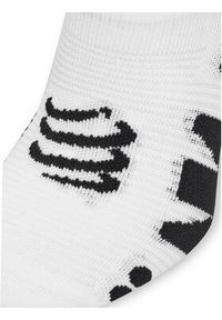 Compressport Stopki No Show XU00045 Biały. Kolor: biały. Materiał: bawełna