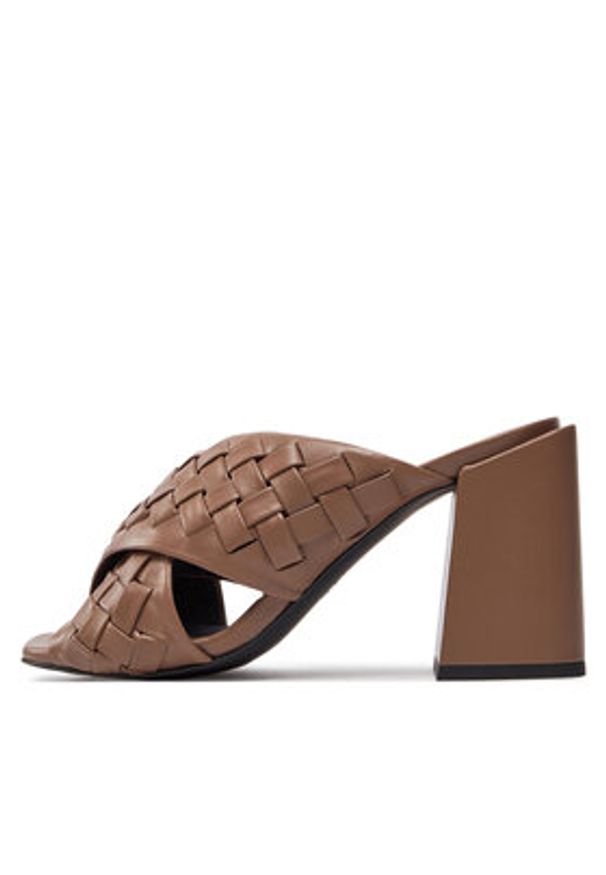 Furla Klapki YH75GRL X30000 1257S Szary. Kolor: szary. Materiał: skóra