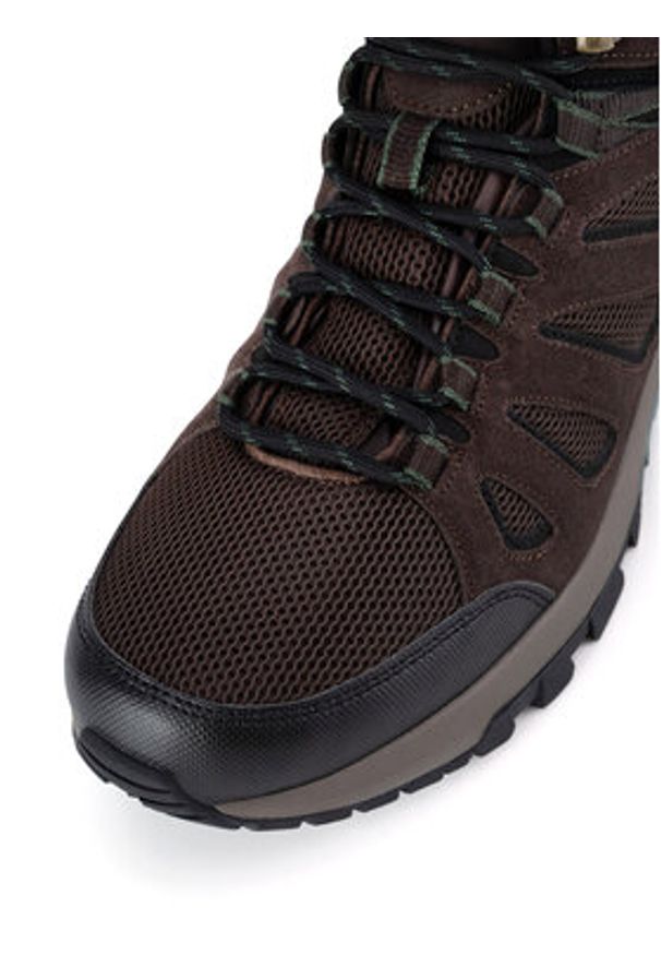 Hunter Trekkingi MASON MID HIKER WP Brązowy. Kolor: brązowy. Materiał: zamsz, skóra. Sport: turystyka piesza