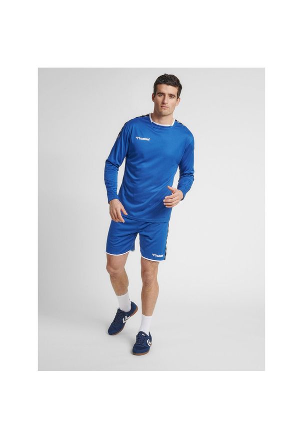 Hummel koszulka męska z długim rękawem hml Authentic Poly Jersey. Kolor: niebieski. Materiał: jersey. Długość rękawa: długi rękaw. Długość: długie