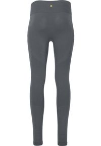 ENDURANCE - Legginsy do jogi Athlecia Nagar Seamless. Kolor: niebieski. Materiał: poliester, nylon. Sport: joga i pilates
