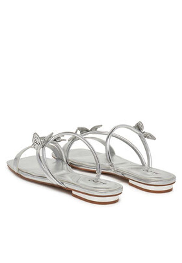 Aldo Klapki Flyhigh 13966745 Srebrny. Kolor: srebrny. Materiał: skóra