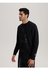 Diverse - Bluza męska bez kaptura DKR CREW 04 B1563 -. Typ kołnierza: bez kaptura. Kolor: czarny. Materiał: poliester, bawełna #4