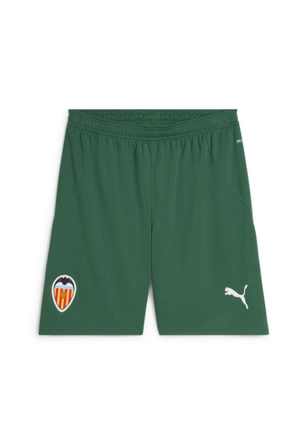 Puma - Męskie szorty Valencia CF 24/25 PUMA Vine Rickie Orange Green. Kolor: zielony, pomarańczowy, wielokolorowy, żółty. Sport: piłka nożna