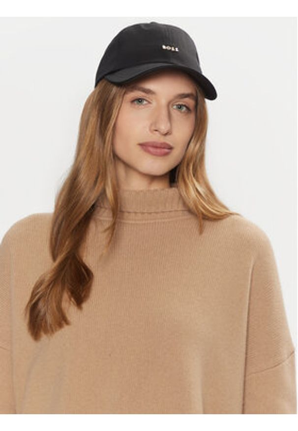 BOSS - Boss Czapka z daszkiem Ari-Me 50533367 Czarny. Kolor: czarny. Materiał: bawełna