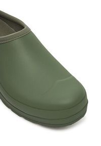 Hunter Klapki WFF1002RMA Khaki. Kolor: brązowy. Materiał: guma #3