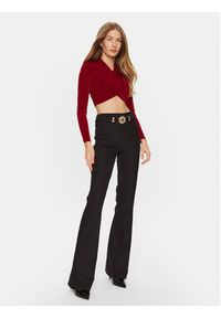 Babylon Spodnie materiałowe S00507 Czarny Regular Fit. Kolor: czarny. Materiał: syntetyk #4