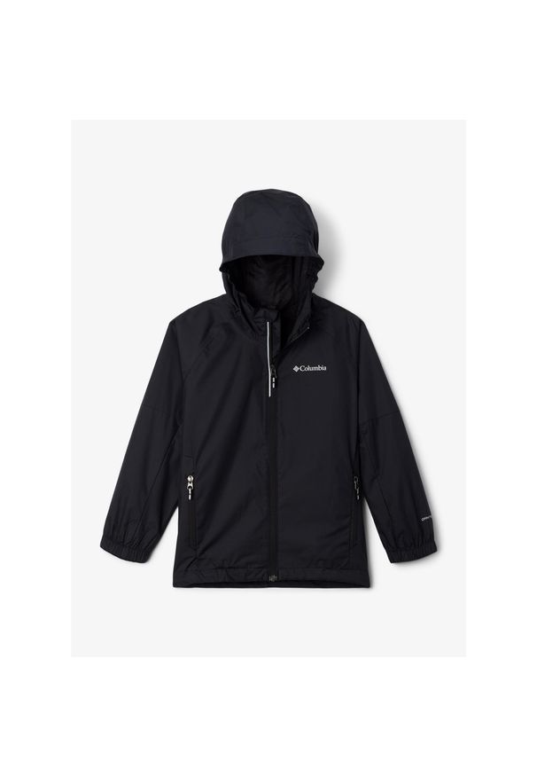 columbia - Kurtka przeciwdeszczowa chłopięca Columbia Dalby Springs II Jacket. Kolor: czarny. Sport: turystyka piesza