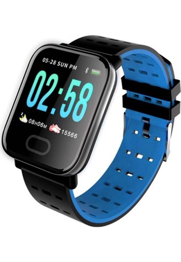 Smartwatch Roneberg RA6 Niebieski. Rodzaj zegarka: smartwatch. Kolor: niebieski