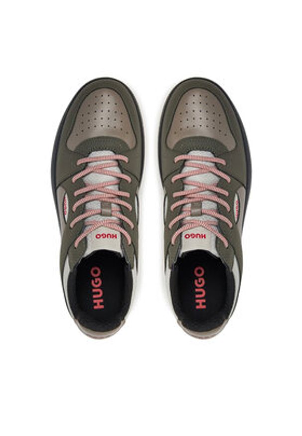 Hugo - HUGO Sneakersy Hadrian 50536197 Brązowy. Kolor: brązowy. Materiał: skóra