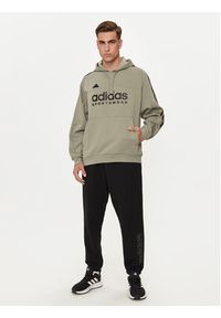 Adidas - adidas Bluza House of Tiro IV8125 Zielony Relaxed Fit. Kolor: zielony. Materiał: syntetyk