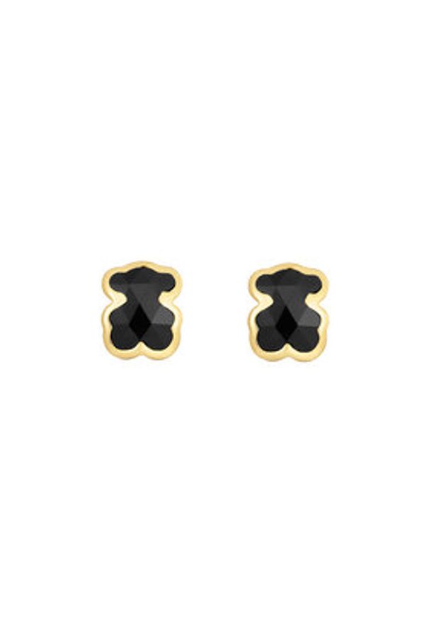 Tous - TOUS Kolczyki Icon Color 1004287400 Czarny. Materiał: srebrne. Kolor: czarny