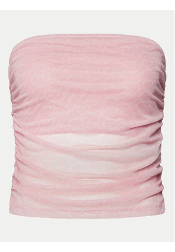 Juicy Couture Top JCWCT23328 Różowy Slim Fit. Kolor: różowy. Materiał: syntetyk