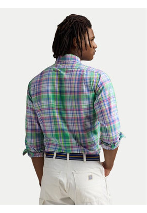 Polo Ralph Lauren Koszula 710968962005 Kolorowy Custom Fit. Typ kołnierza: polo. Materiał: bawełna. Wzór: kolorowy