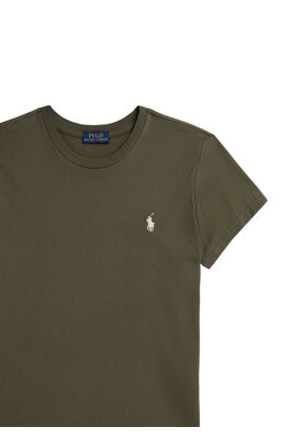 Polo Ralph Lauren T-Shirt 211B14605011 Brązowy Classic Fit. Typ kołnierza: polo. Kolor: brązowy. Materiał: bawełna