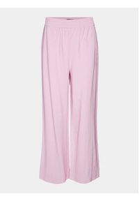 Vero Moda Spodnie materiałowe Carmen 10278926 Różowy Wide Leg. Kolor: różowy. Materiał: wiskoza #3