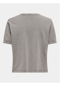 JDY T-Shirt Farock 15295583 Szary Regular Fit. Kolor: szary. Materiał: bawełna