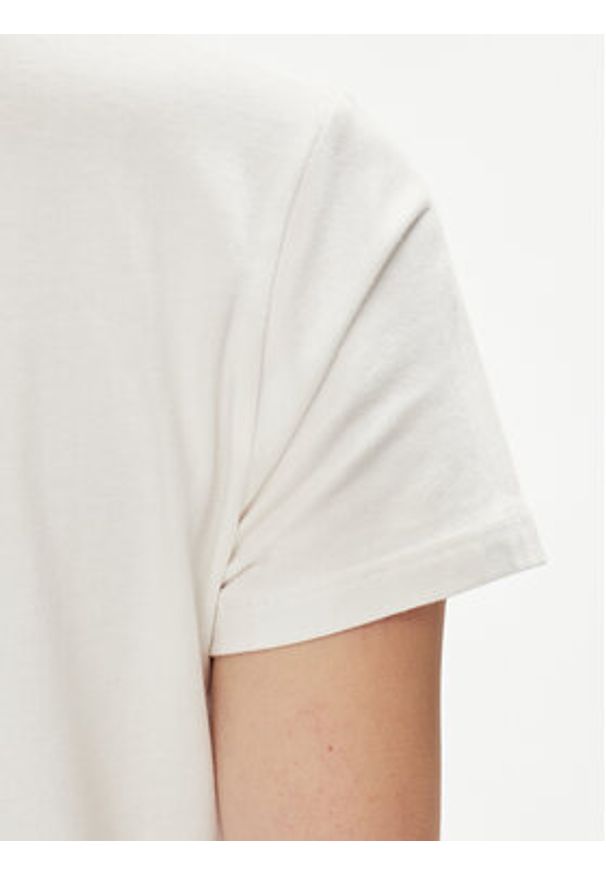 Liu Jo T-Shirt TA4202 JS003 Écru Regular Fit. Materiał: bawełna