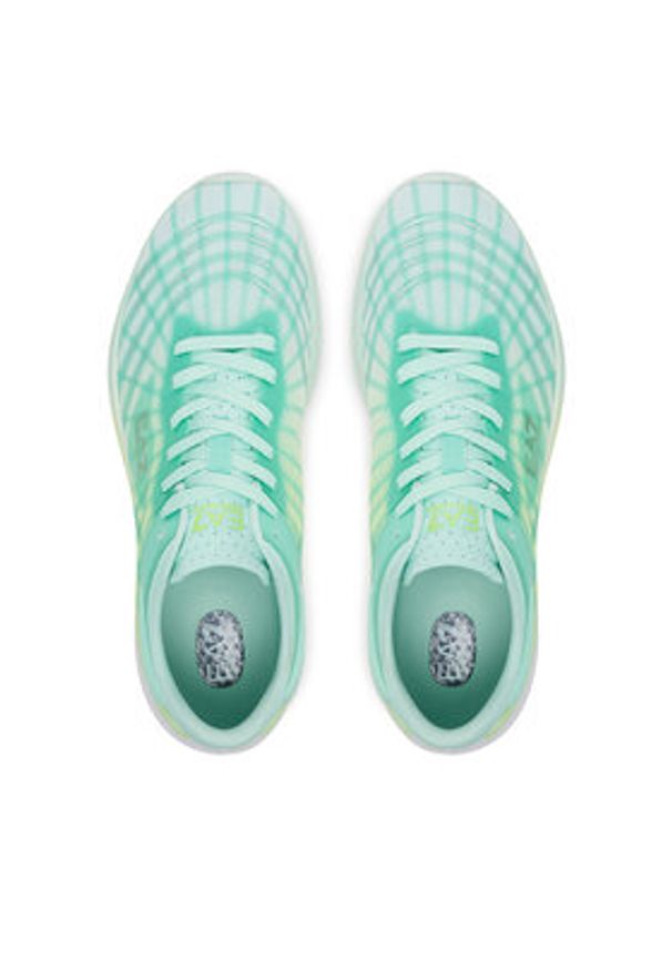EA7 Emporio Armani Sneakersy X8X243 XK440 R984 Zielony. Kolor: zielony. Materiał: materiał