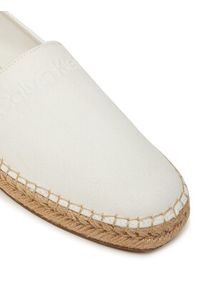 Calvin Klein Espadryle Espadrille Cv Logo HM0HM01808 Biały. Kolor: biały. Materiał: materiał #4