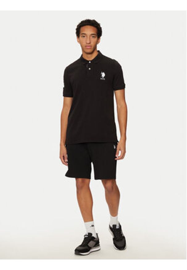 U.S. Polo Assn. Szorty sportowe MUP3354 Czarny Regular Fit. Kolor: czarny. Materiał: bawełna. Styl: sportowy