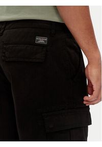 Guess Jeans Szorty materiałowe M5GD45 WGCV1 Czarny Regular Fit. Kolor: czarny. Materiał: bawełna #3