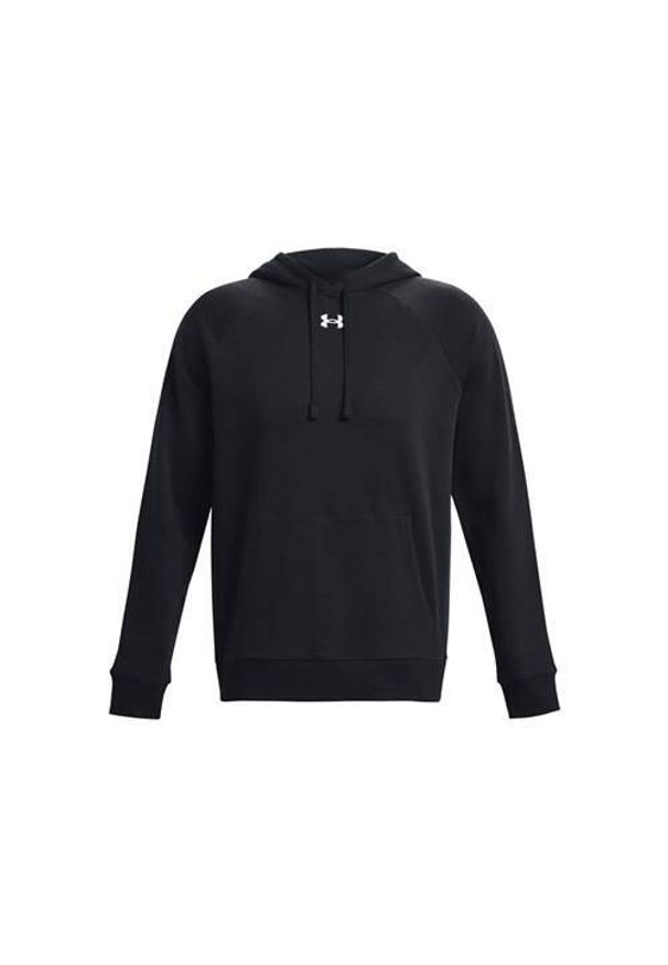 Bluza treningowa męska Under Armour Ua Rival Fleece Hoodie. Kolor: biały, czarny, wielokolorowy. Materiał: bawełna, materiał