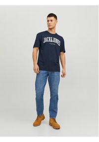 Jack & Jones - Jack&Jones T-Shirt Josh 12236514 Granatowy Relaxed Fit. Kolor: niebieski. Materiał: bawełna #7