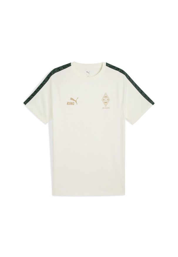 Puma - Męska koszulka Borussia Mönchengladbach KING PUMA. Kolor: wielokolorowy, biały, żółty. Sport: piłka nożna