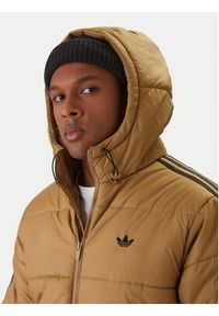 Adidas - adidas Kurtka zimowa adicolor JW5847 Beżowy Loose Fit. Kolor: beżowy. Materiał: syntetyk. Sezon: zima #6