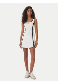 Guess Sukienka codzienna V6GK06 K2997 Écru Classic Fit. Okazja: na co dzień. Kolor: kremowy. Materiał: syntetyk. Typ sukienki: proste. Styl: casual #3