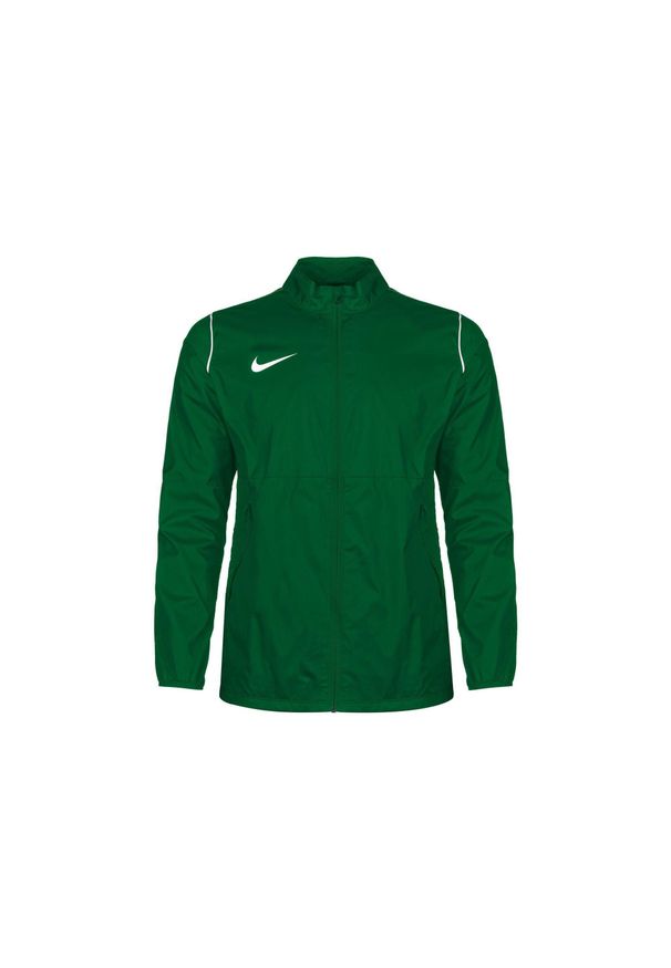 Nike - Kurtka Męska Przeciwdeszczowa do Biegania Park 20 Repel. Kolor: wielokolorowy, biały, zielony. Materiał: syntetyk
