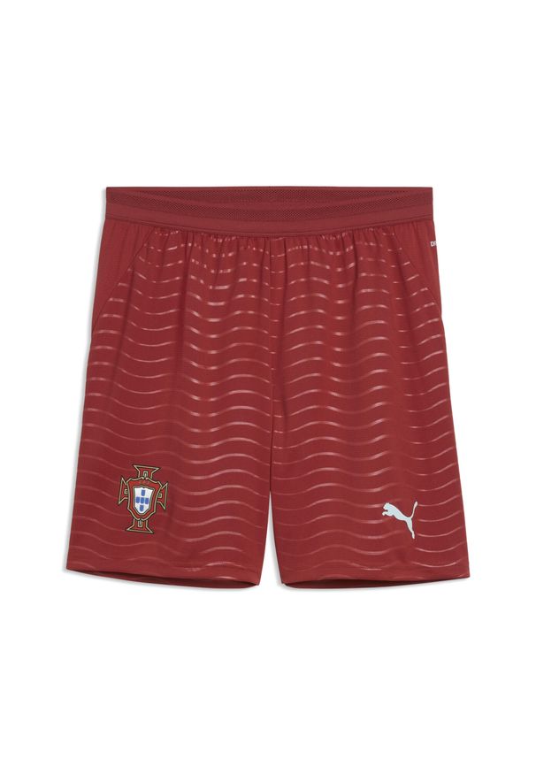 Puma - Męskie szorty reprezentacji Portugalii 2026 PUMA. Kolor: czerwony, wielokolorowy, zielony. Materiał: tkanina. Sport: piłka nożna