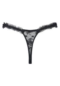 Hunkemöller Stringi Darcy 302365 Czarny. Kolor: czarny. Materiał: syntetyk