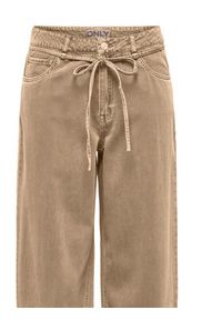only - ONLY Jeansy Gianna 15372521 Beżowy Straight Leg. Kolor: beżowy #8