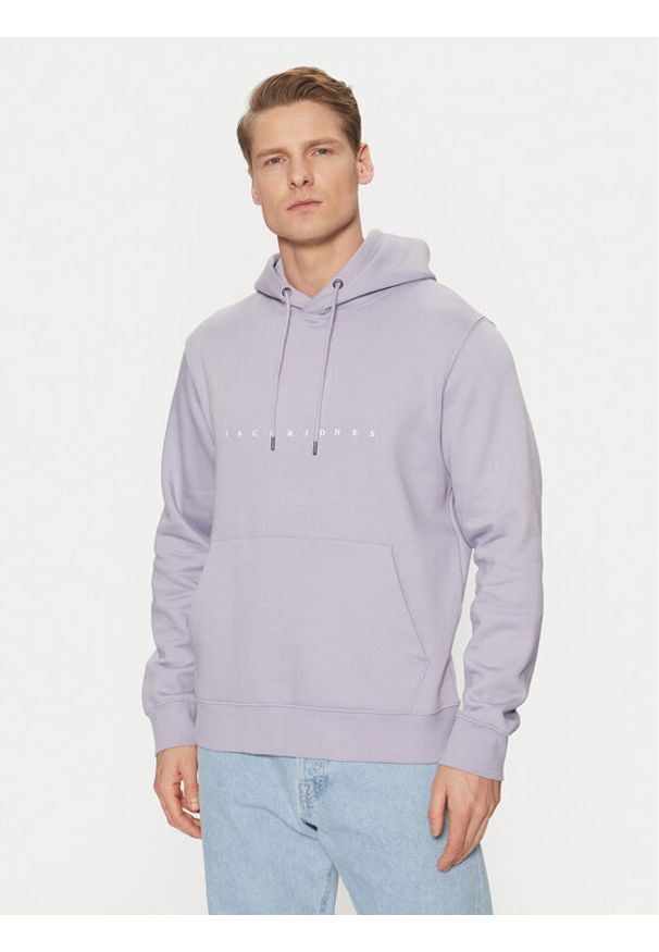 Jack & Jones Bluza Star 12233972 Fioletowy Relaxed Fit. Kolor: fioletowy. Materiał: syntetyk, bawełna