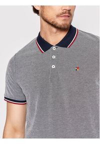 Jack&Jones PREMIUM Polo Bluwin 12169064 Granatowy Regular Fit. Typ kołnierza: polo. Kolor: niebieski. Materiał: bawełna