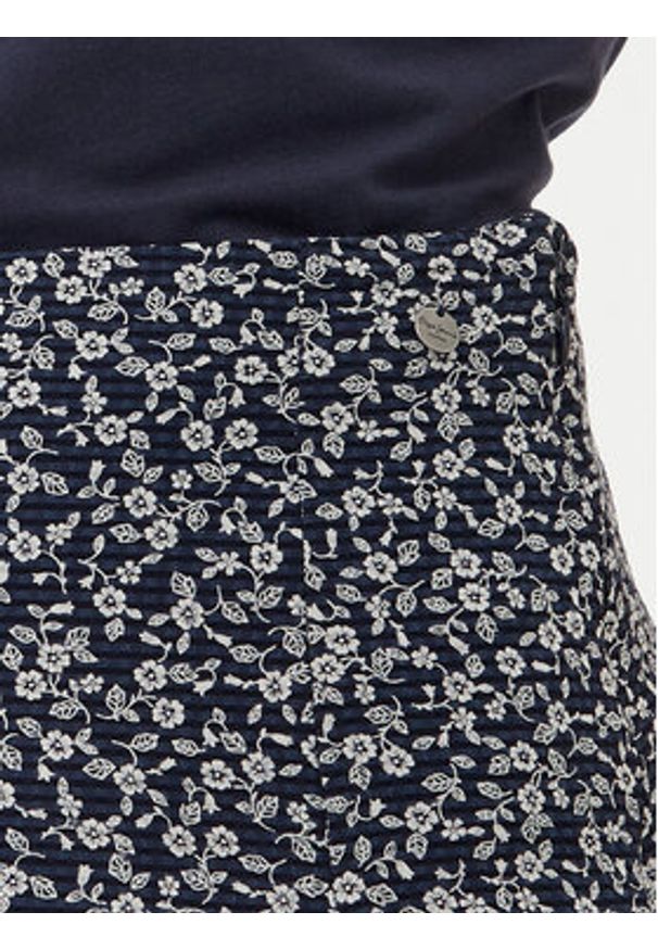 Pepe Jeans Spódnica trapezowa Cassandra PL901196 Granatowy Regular Fit. Kolor: niebieski. Materiał: bawełna