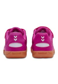 Buty do piłki ręcznej dla dzieci Hummel Root Elite VC. Kolor: czerwony, wielokolorowy, różowy, fioletowy