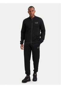 EA7 Emporio Armani Spodnie dresowe 7M002248 AF26242 UC001 Czarny Regular Fit. Kolor: czarny. Materiał: syntetyk #4