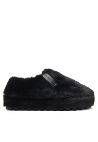 Calvin Klein Jeans Kapcie Home Anke Slipper Wn Fur YW0YW01596 Czarny. Kolor: czarny. Materiał: materiał #1