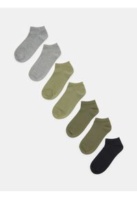 Sinsay - Prążkowane skarpetki 7 pack - wielobarwny. Materiał: prążkowany #1